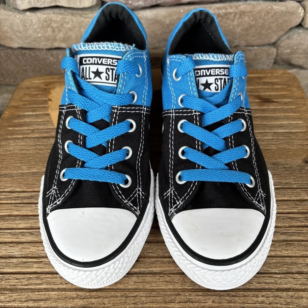 Converse Chuck Taylor All Star Youth Boy's Lace Up Shoes Royal Blue/Black (13.5)
